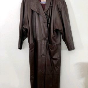 Leather trenchcoat Size M